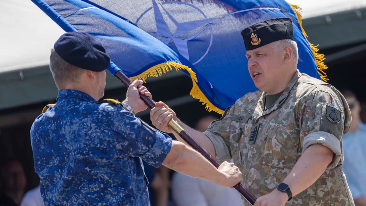 NATO laivų junginiui vadovauti pradeda Lietuvos karininkas