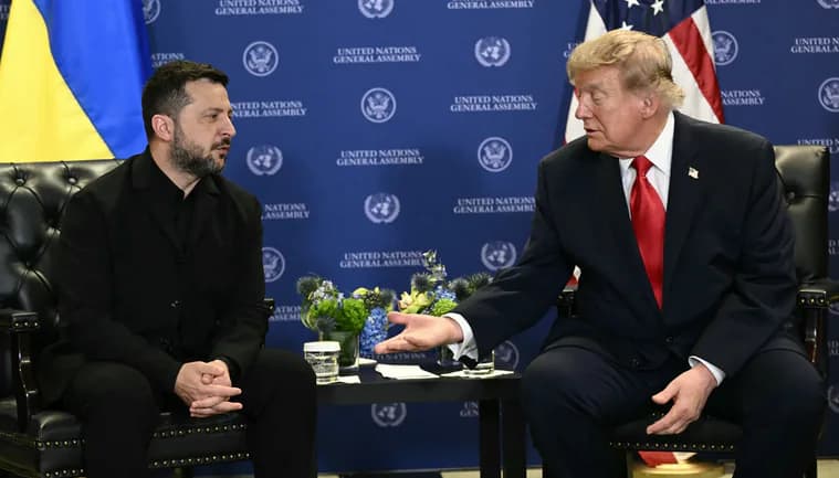 Trump pareikalavo naujo Ukrainos prezidento, kuris sugebėtų susitarti su Rusija