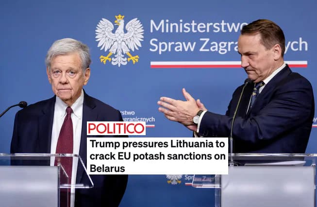 Lietuvos lyderystę ir principingumą sankcijų politikoje išbando pats Vašingtonas