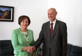 Krašto apsaugos ministrė priėmė Estijos ambasadorių Lietuvai