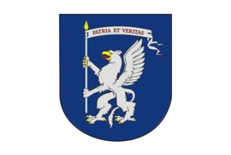VSD ženklas grifonas – mitologinė būtybė su erelio galva, sparnais ir liūto liemeniu, įkūnijantis žvėrių ir paukščių valdovų savybes, heraldikoje simbolizuoja budrumą, akylumą, jėgą ir išdidumą.