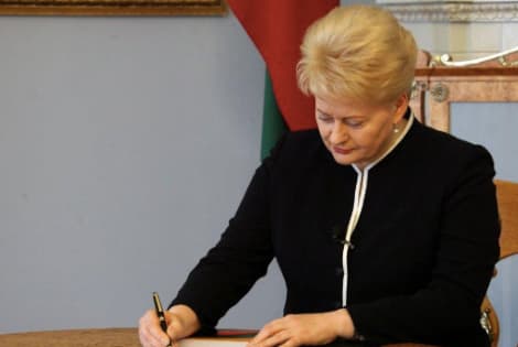 Prezidentė Dalia Grybauskaitė. Nuotr. prezidentas.lt