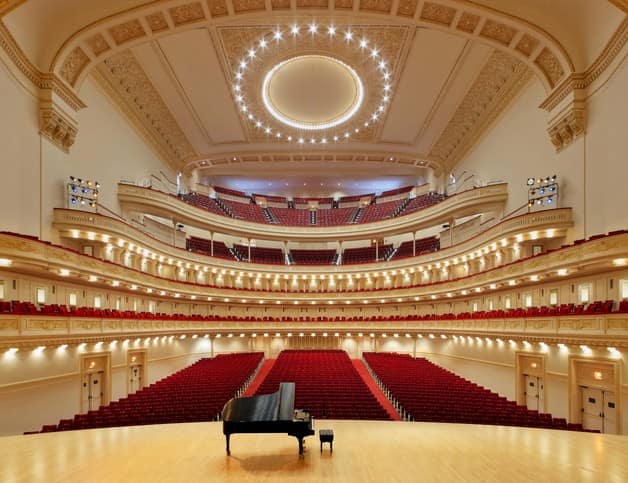 Carnegie Hall salė Niujorke. Nuotr. iš bloomberg.com