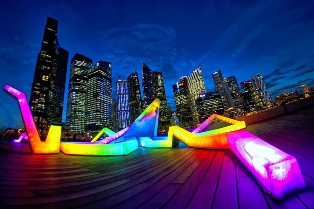 Light Marina Bay. Singapūras. Nuotr. iš archdaily.com