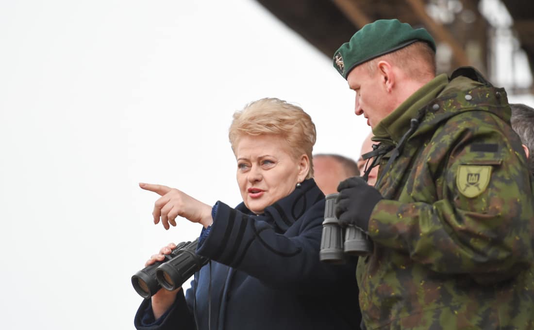 NATO pratybose kariai gaudė kiekvieną prezidentės žodį. Nuotr. prezidentas.lt