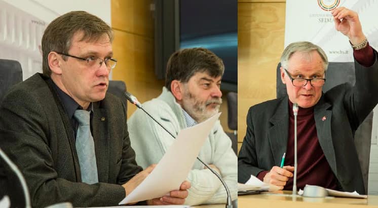 Signatarai Zigmas Vaišvila, Egidijus Klumbys, Eimantas Grakauskas. Nuotr. E.eu