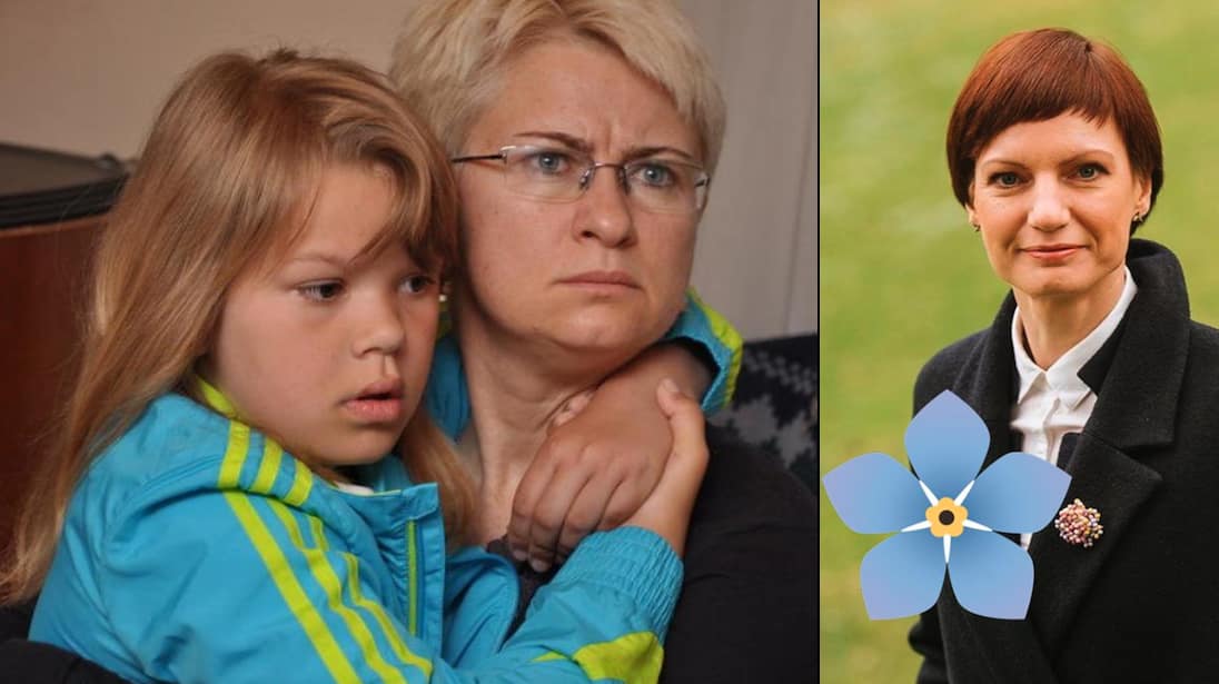 Dešinėje - valstybinio transliuotojo vadovė M. Garbačiauskaitė-Budrienė. Kairėje - N. Venckienė su dukterėčia 2012 m. gegužės 17 d. rytą, prieš pat vaiko pagrobimą valstybės vardu.