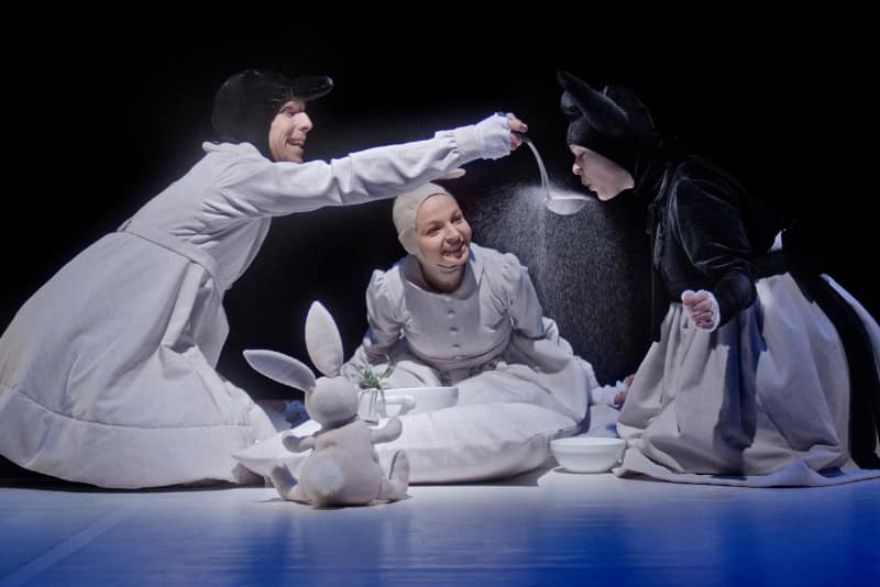 Klaipėdos šiuolaikinio šokio teatro „PADI DAPI Fish“ spektaklis „Baltoji lopšinė“. Nuotr. D. Matvejevo