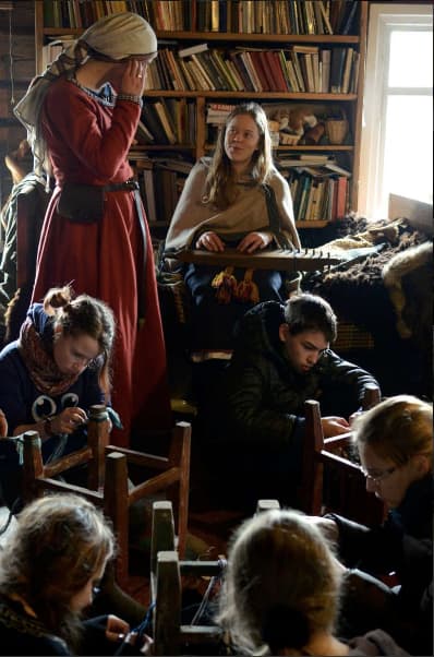 Žiemos stovykloje – baltų kultūros pamokos | Nuotr. R. Kalvaitytės ir M. Kaitulio