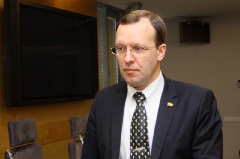 Šie rinkimai yra „sąrašinių” partijų nomenklatūros suokalbis prieš Lietuvos piliečius, o Lietuva ir konservatorių partija valdomos rytietišku stiliumi, – teigia N. Puteikis. Gedimino Savickio (ELTA) nuotr.