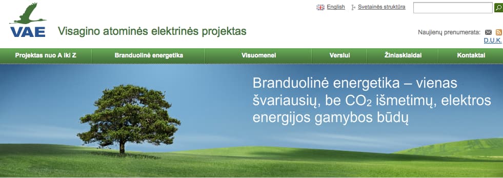 Pusiau tiesa, esą branduolinė energetika yra vienas švariausių energijos gamybos būtų, rašoma Visagino atominės elektrinės projektui skirtame tinklalapyje. Prof. J. Vilemas primena: „Net tokia šalis kaip JAV, kurioje yra sukauptas didžiausias pasaulyje panaudoto branduolinio kuro kiekis, iki šiol negali rasti visuomenei priimtino sprendimo, kur jį galutinai palaidoti, nors paieškoms išleido per 20 milijardų dolerių. Dėl to ten net sustabdytas leidimų išdavimas naujų elektrinių statybai”.