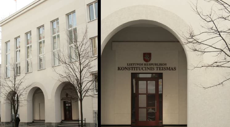 Konstitucinio Teismo pastatas Vilniuje, Gedimino pr. 36. Nuotr. lrkt.lt