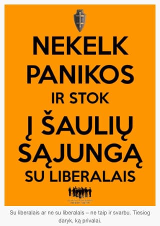 Kodėl aš stoju į Šaulių sąjungą