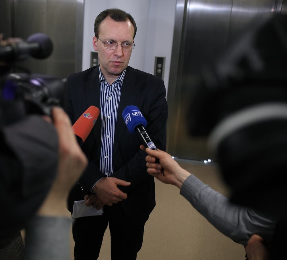 Naglis Puteikis VRK būstinėje