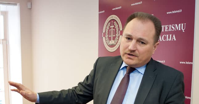 Lietuvos Aukščiausiojo Teismo pirmininkas, Teisėjų tarybos pirmininkas Gintaras Kryževičius. Nuotr. ve.lt