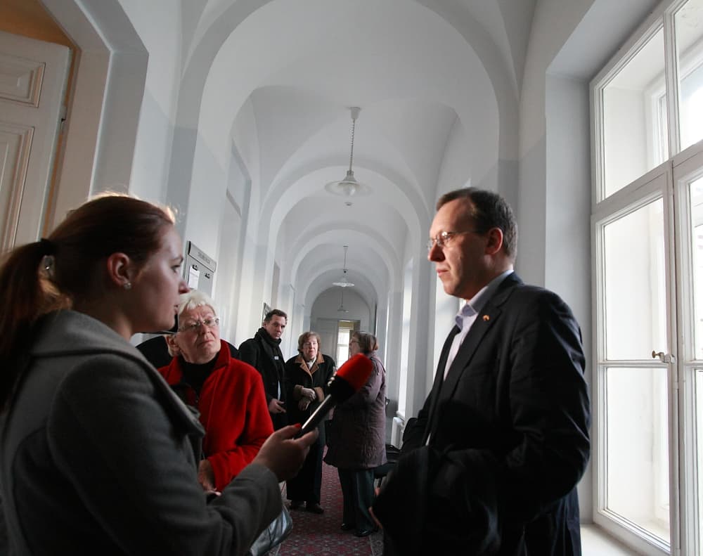 Naglis Puteikis po Lietuvos apeliacinio teismo sprendimo davė interviu žiniasklaidos atstovei