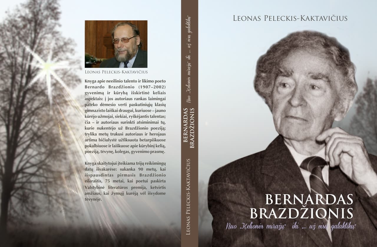 Leono Peleckio-Kaktavičiaus knygoje – esė, laiškai, atsiminimai, betarpiški pokalbiai, užfiksuoti 13 metų trukusioje draugystėje su Bernardu Brazdžioniu
