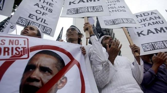 Baracką Obamą Malaizijoje sutiko minia protestuotojų