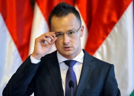 Péter'is Szijjárt'as. Nuotr. mfa.gov.hu