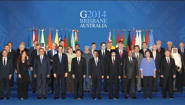 G20 susitikimo šalių lyderiai dalyvavo bendroje fotografavimosi ceremonijoje