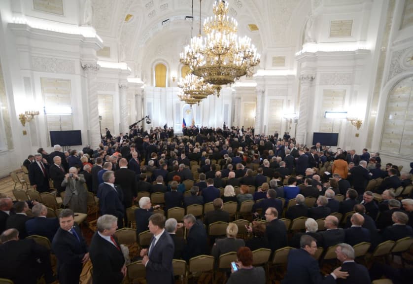 Vladimiro Putino metinis pranešimas (Lietuvos politologų komentarai)