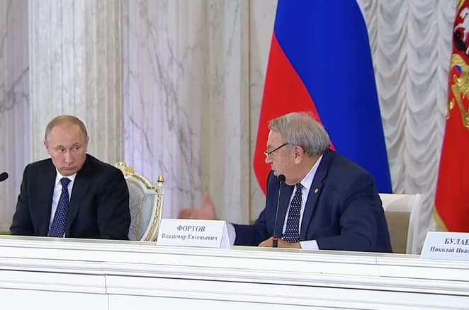Vladimiras Putinas dalyvavo Švietimo ir mokslo tarybos posėdyje