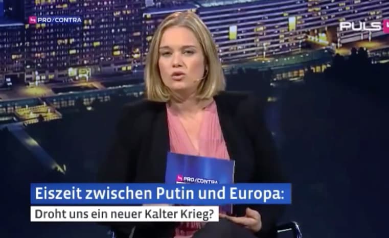 Austrijos televizijoje „PLUS4“ diskusija apie karo link stumiamą Europą