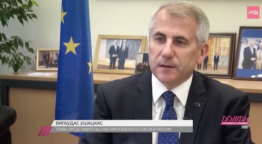 ES atstovybės Rusijoje vadovas: neturime tikslo sugriauti rusiškos ekonomikos
