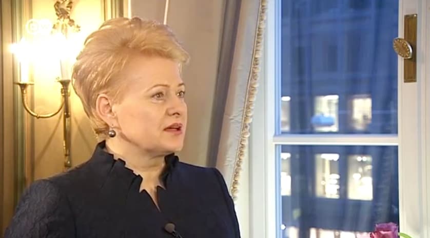 Deutsche Welle klausia Lietuvos prezidentės: ar tiekiate Ukrainai mirtinus ginklus?