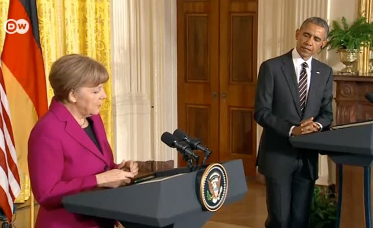 Deutsche Welle: ginklai Ukrainai – ką nutarė Merkel ir Obama?