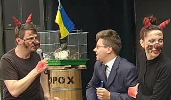 Ukrainiečiai prieš komunalinių paslaugų kainų augimą