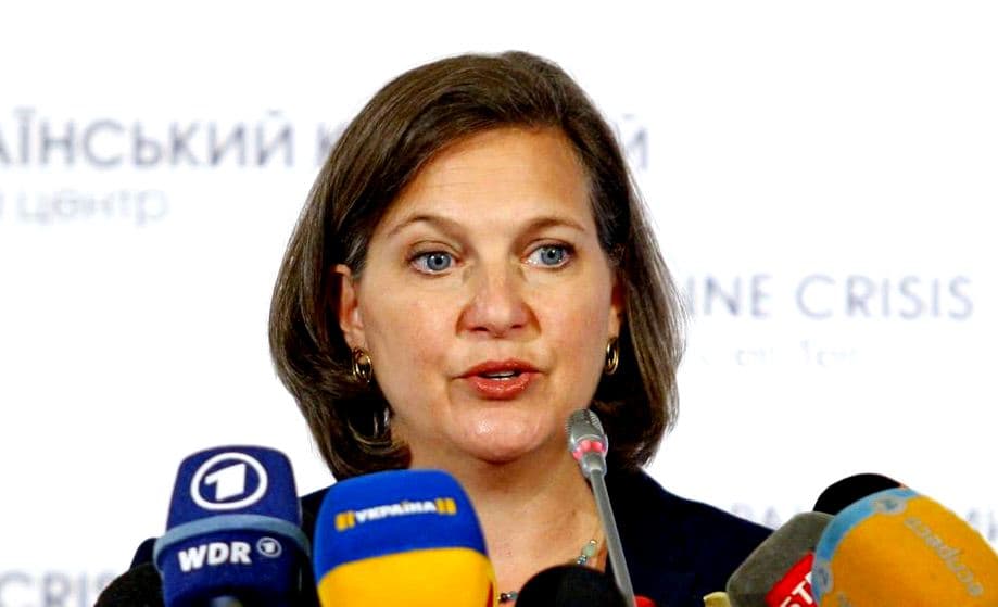 Po vizito Kijeve V. Nuland padarė pareiškimą, kuriame kalbėjo apie JAV norą išplėsti savo dalyvavimą užtikrinant Minsko susitarimų vykdymą, kartu su ES ir „normandiškosios ketveriukės“ šalimis.