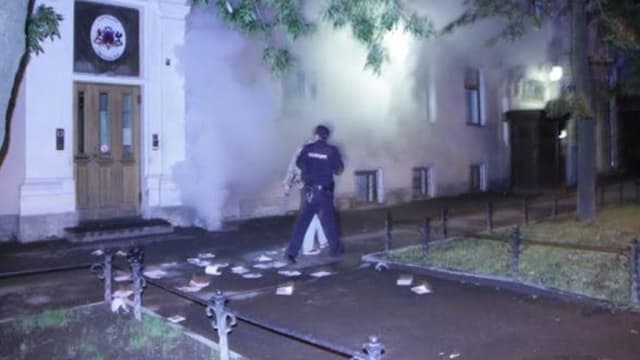 Išpuolis prieš Latvijos konsulatą Sankt Peterburge