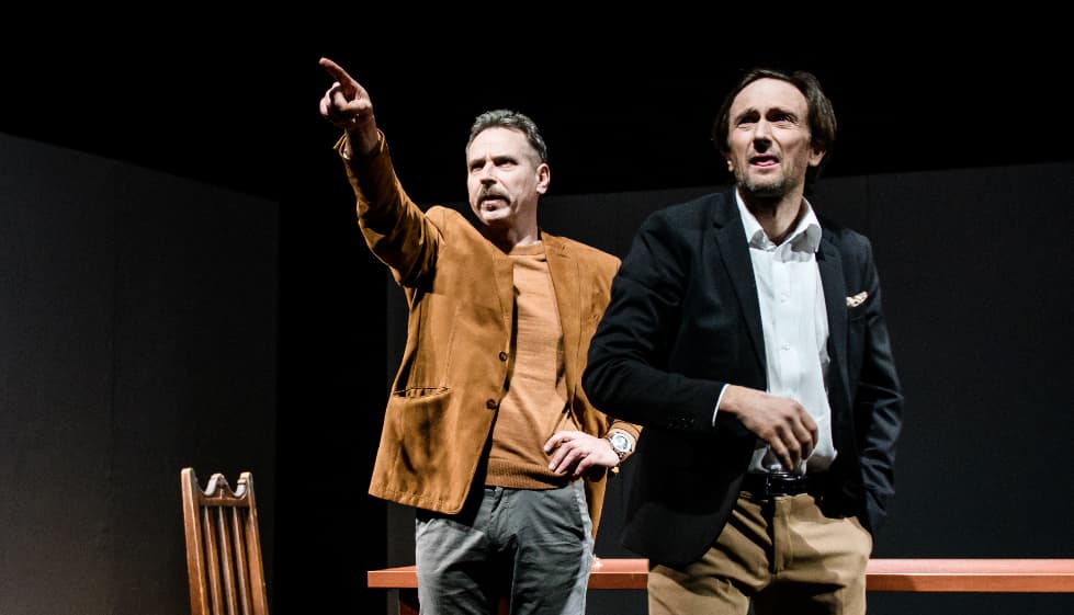 „Satisfakcija“ – vyriškos melodramos premjera Vilniaus Kameriniame teatre