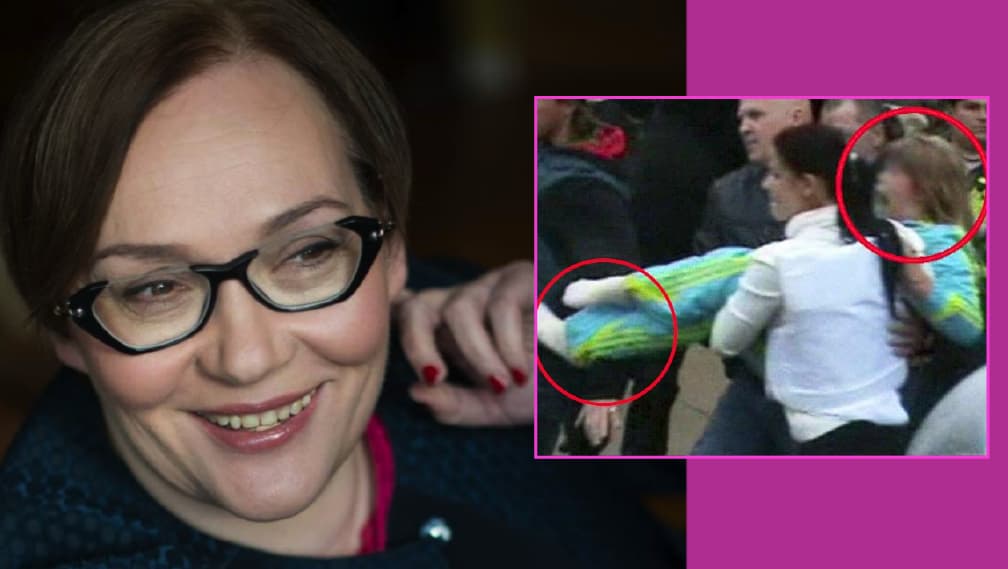 Nuolat besidžiaugianti Aušra Maldeikienė ir iš lizdų savo mamos su advokatu Gintaru Černiausku užlaužtomis kojomis traukiama Deimantė Kedytė.
