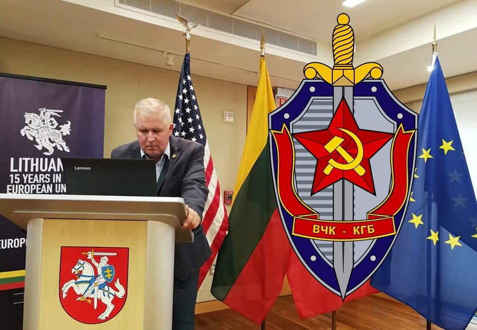 Vienas iš 100-ui metų įsislaptinęs, anušauskinių KGB sąrašų skelbėjas, uolus Vytauto landsbergio įnorių vykdytojas, Žmonių partijos atstovas Arvydas Anušauskas.
