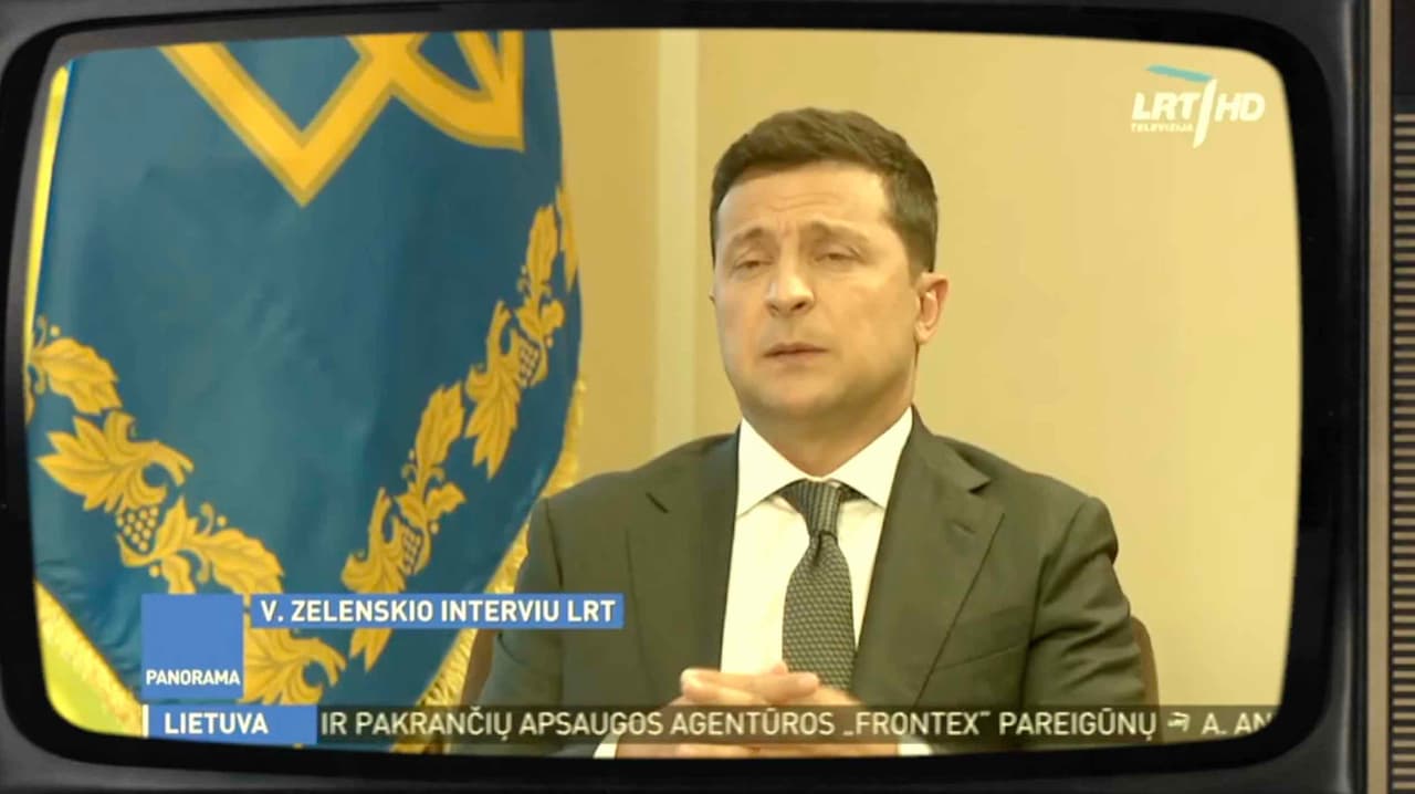 Lukašenkos laukia „žostkas“ galas, pranešė Ukrainos lyderis
