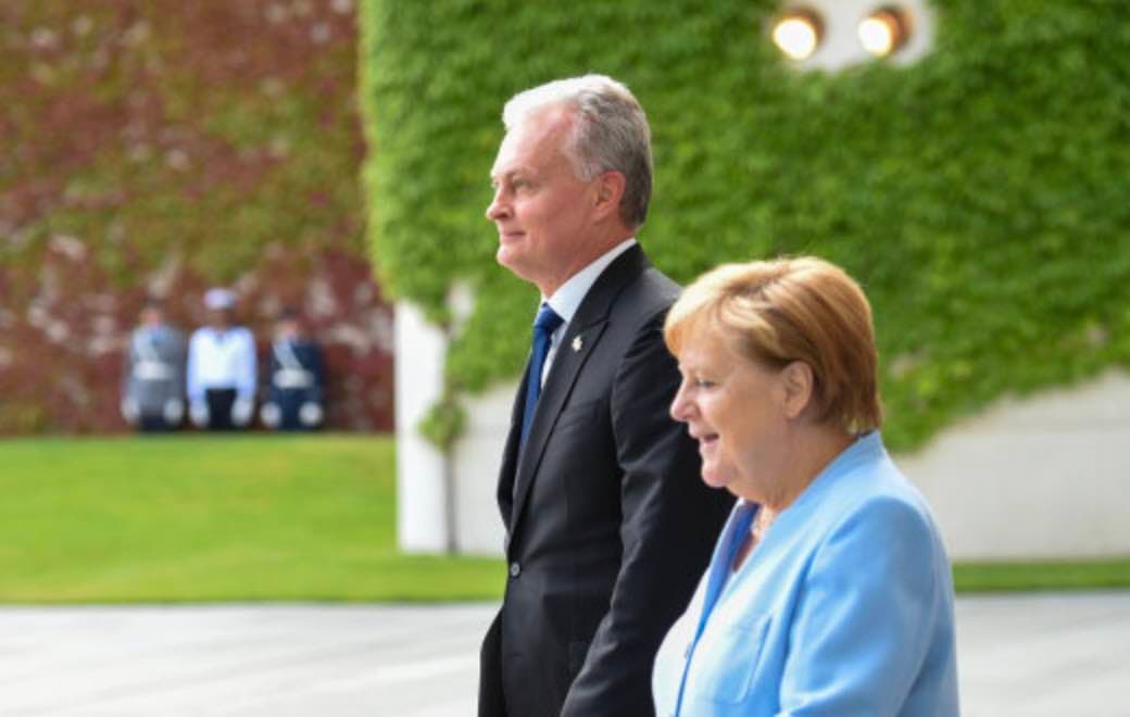 G. Nausėda su A. Merkel aptarė svarbiausius klausimus agresyvėjančių Rytų kaimynių akivaizdoje
