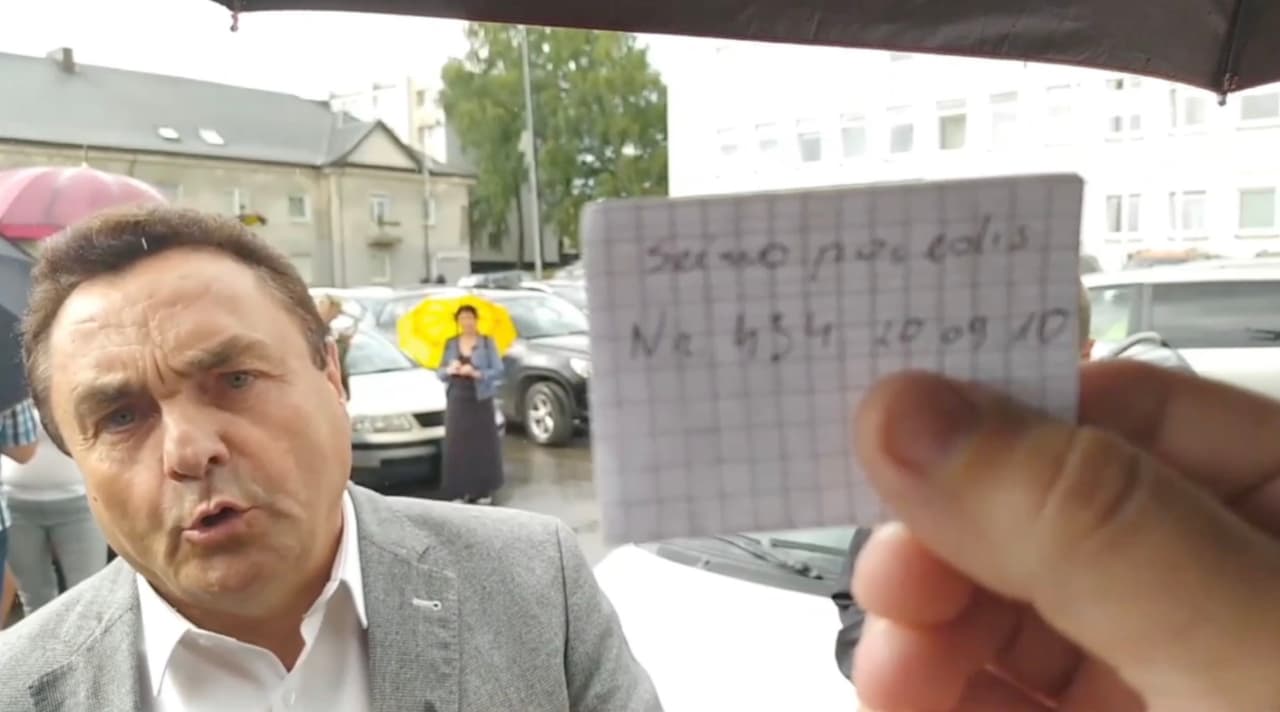 Gražulis apsimelavo Telšiuose