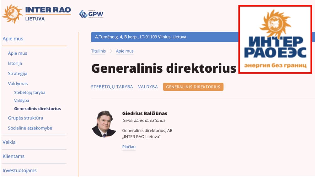 „INTER RAO Lietuva“ apie kainas ir jų pokyčius, rinkos prognozių ir panašių įžvalgų negali teikti ir neteikia