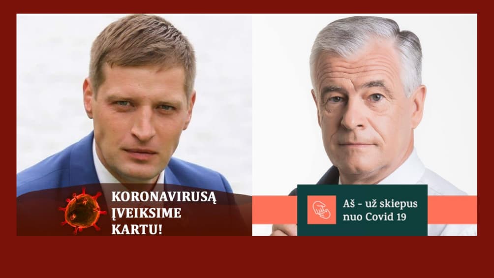 Žalieji valstiečiai Kęstutis Mažeika ir Jona Jarutis. Nuotr. facebook.com
