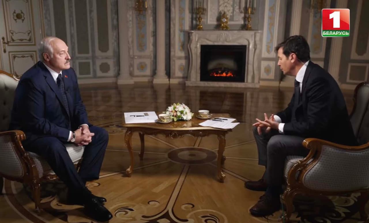Necenzūruotas A. Lukašenkos interviu CNN žurnalistui