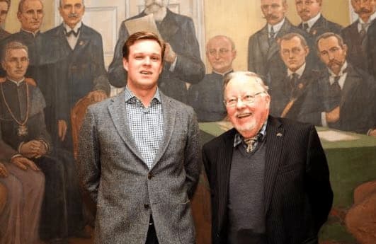 V. Landsbergis (dešinėje).