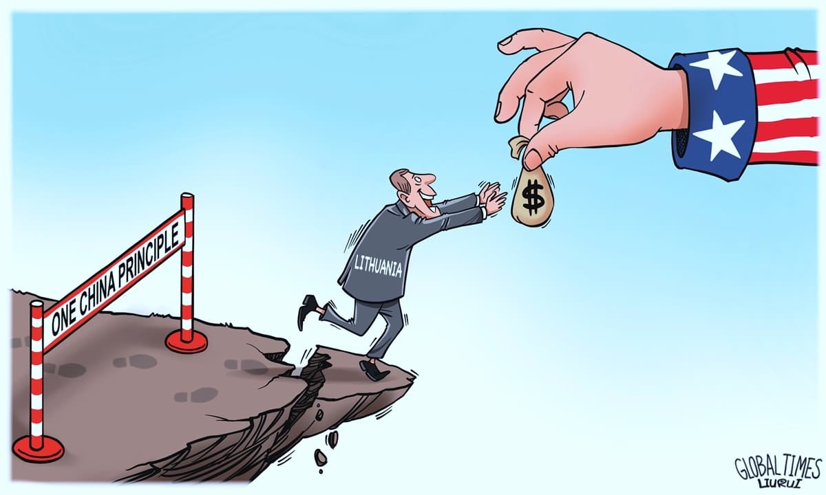 „Global Times“: Lietuvos užsienio politika yra „dolerio diplomatija“