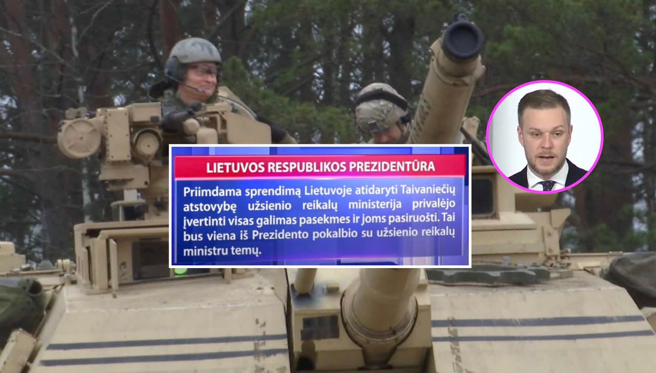 Taivanio ambasados Lietuvoje fanas Nausėda, jau ieško kaltų, kvies ant kilimo ministrą