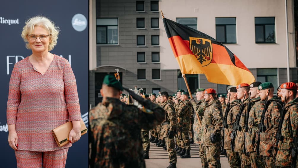 Anušauskas su Lambrecht aptarė vis labiau agresyvėjančios Rusijos dėmenį, kitus klausimus