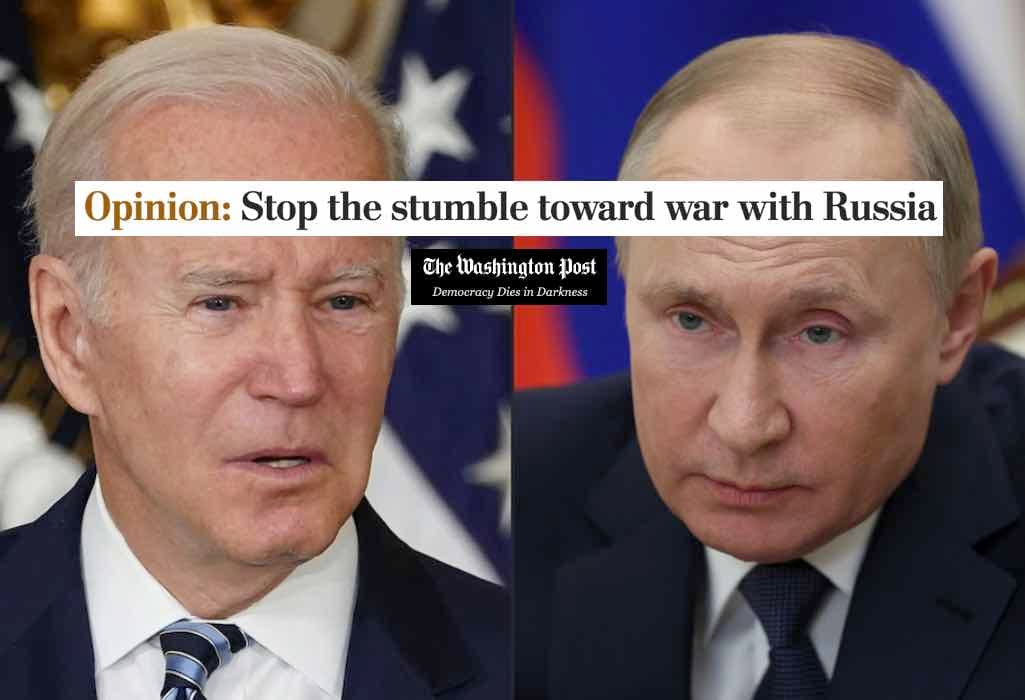„The Washington Post“: sustabdyti slinkimą karo su Rusija link