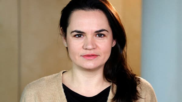 Baltarusijos prezidentė S. Tichanovskaja nominuota Nobelio taikos premijai