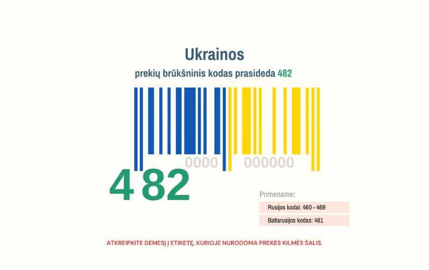 Teisingumo ministerija: „Pagaminta Ukrainoje, „482“ – pirkime ukrainietišką prekę!“