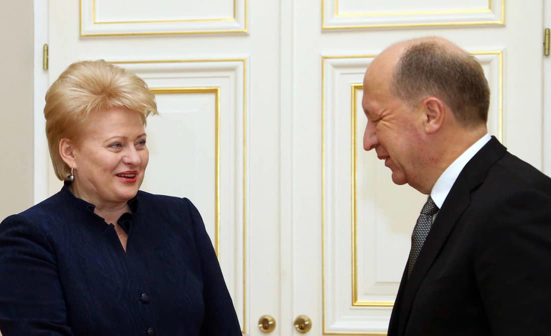 D. Grybauskaitė ir A. Kubilius. Nuotr. prezidentas.lt
